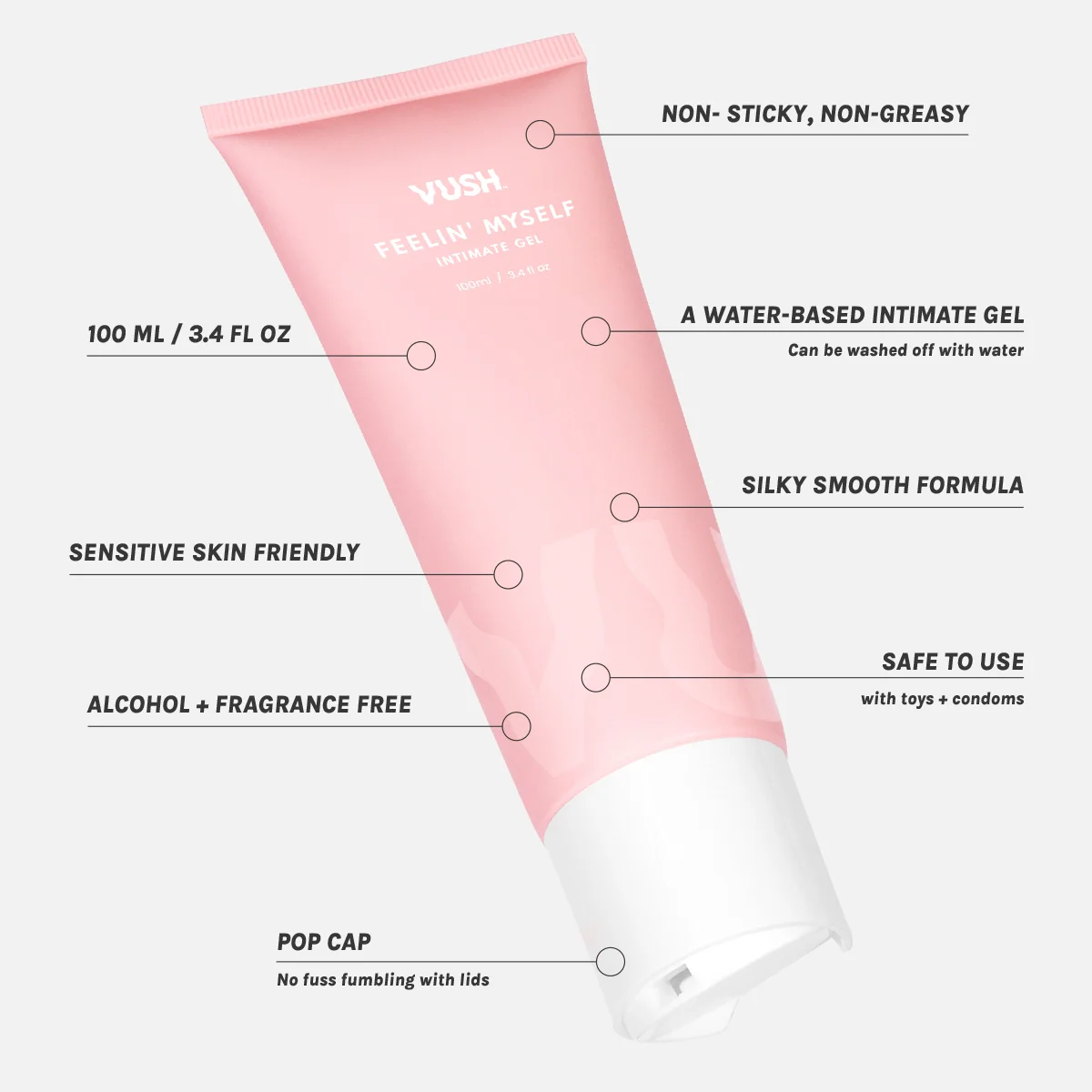 Feelin' Myself Water-Based Intimate Gel - 100ml - Image 3